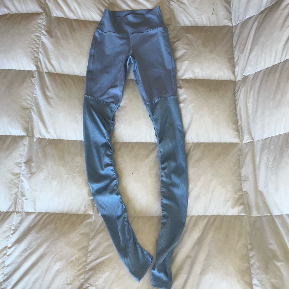 ALO Yoga High-Waist Goddess Legging Uv Heather Blue - Picture 3 of 9
